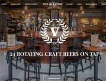 Tablet Screenshot of fivemilestone.com